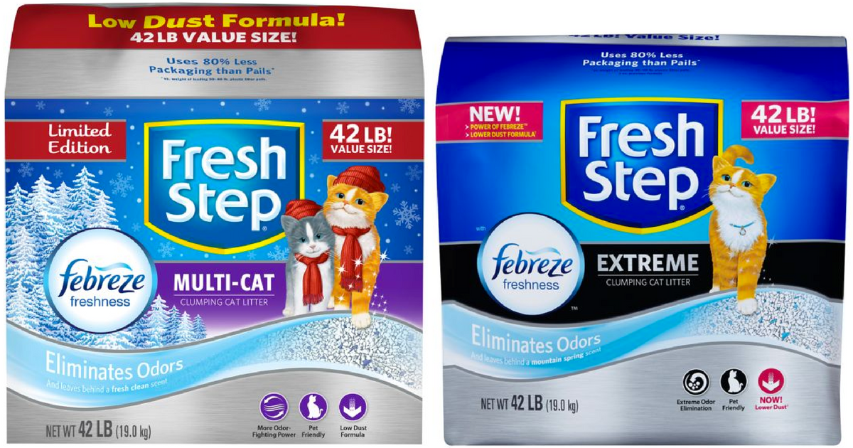 PetSmart Fresh Step Cat Litter 42 Lb. Boxes Or Bags Only 9.34