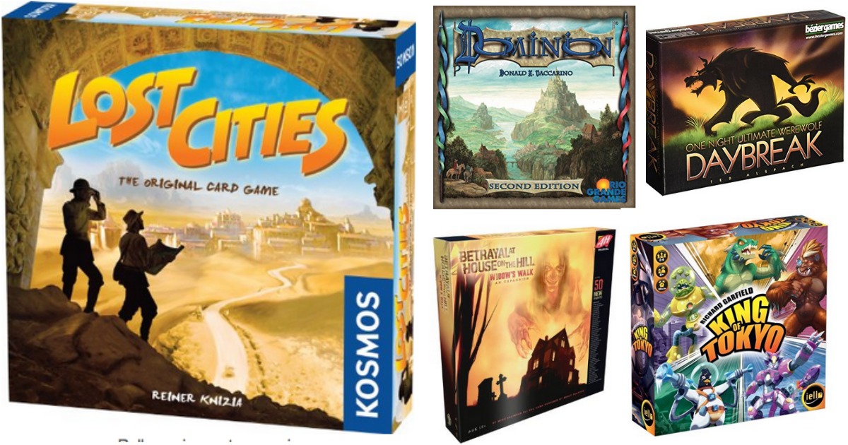 Amazon 40 Off BestSeller Strategy Board Games (Lost Cities, Dominion