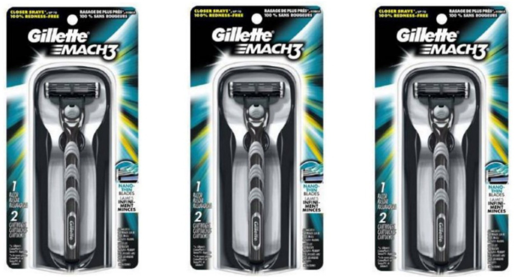 CVS Gillette Mach 3 Razors Only 2.49 Each (After Extra Buck)