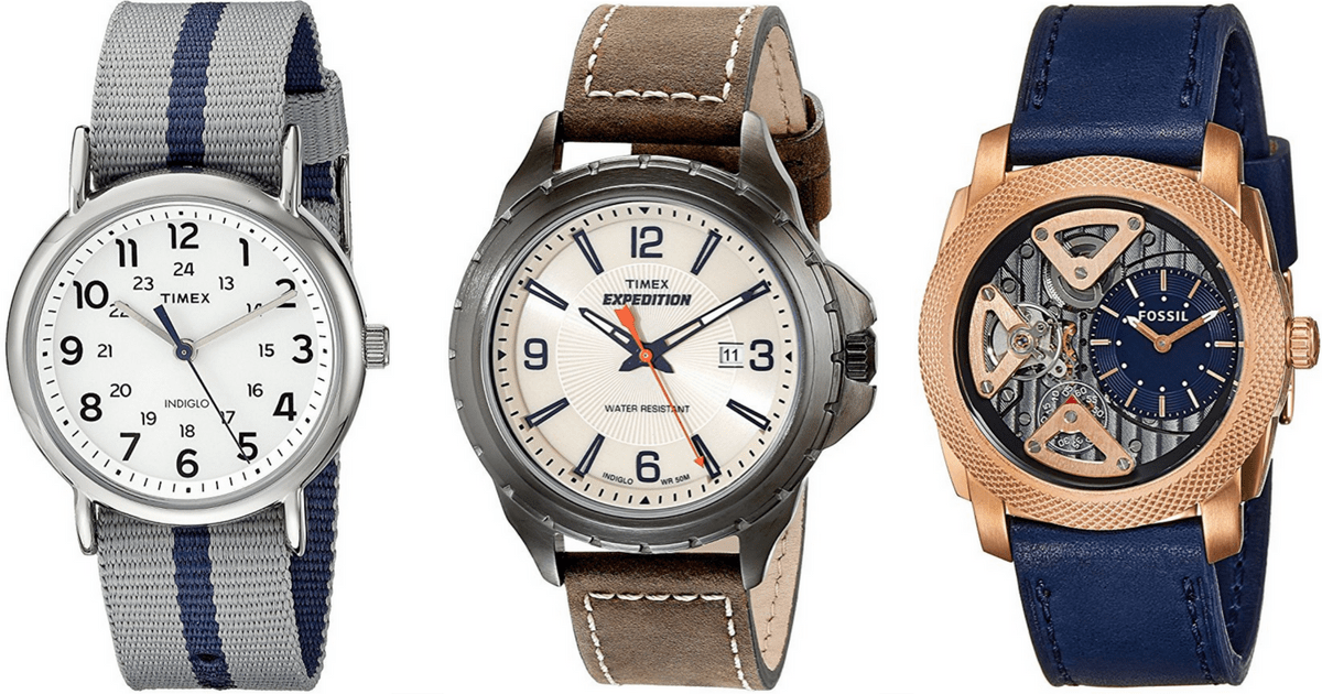 Amazon Up To 50 Off Best Selling Men's Watches = Timex Watch Only 15