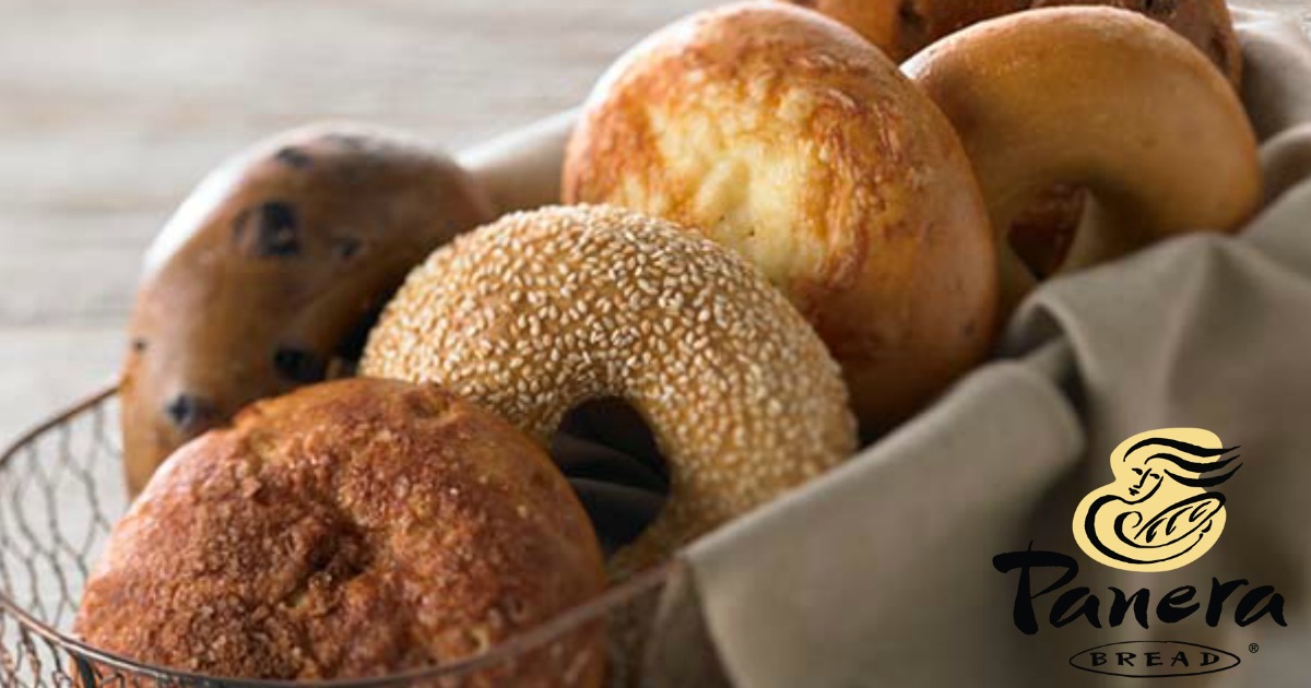 Panera 3 off 6 Rapid Pick Up Order = Half Dozen Bagels Only 3.25 & More