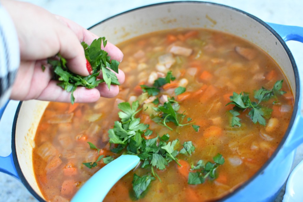 Quick Ham and Bean Soup Recipe Using Leftover Ham Hip2Save