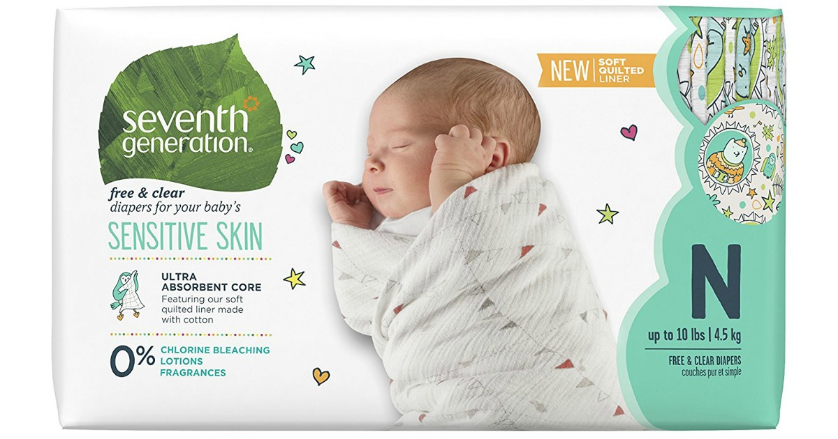 Amazon Family HUGE Savings On Seventh Generation Products = Diapers