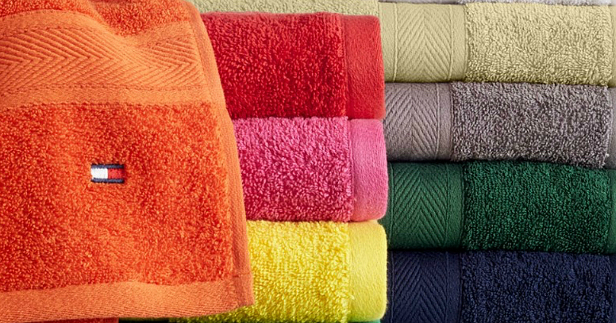 Tommy Hilfiger Bath Towels Just 4.99 (Regularly 14