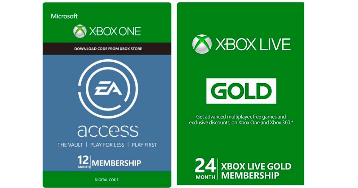 80 for Xbox Live 24Month Gold Membership, 100 Kohl's eGift Card ONLY