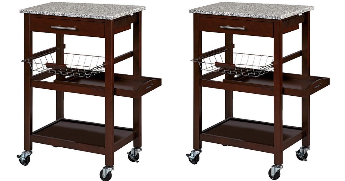 Essential Home Kitchen Cart 79.99 Shipped + Earn 60.79