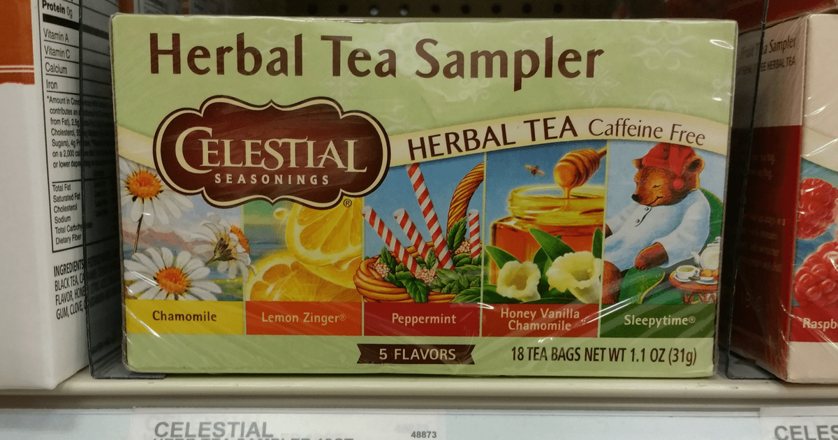 New 1/2 Celestial Seasonings Tea Coupon = As Low As 1.04 Per Box At