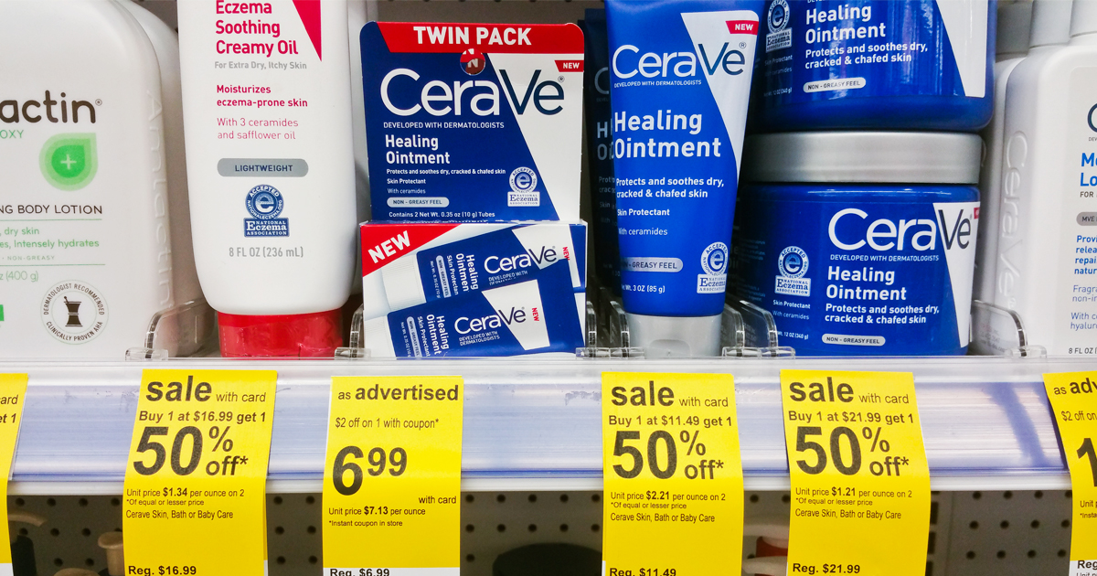 Walgreens CeraVe Healing Ointment Twin Pack Only 99¢ (Regularly 6.99)