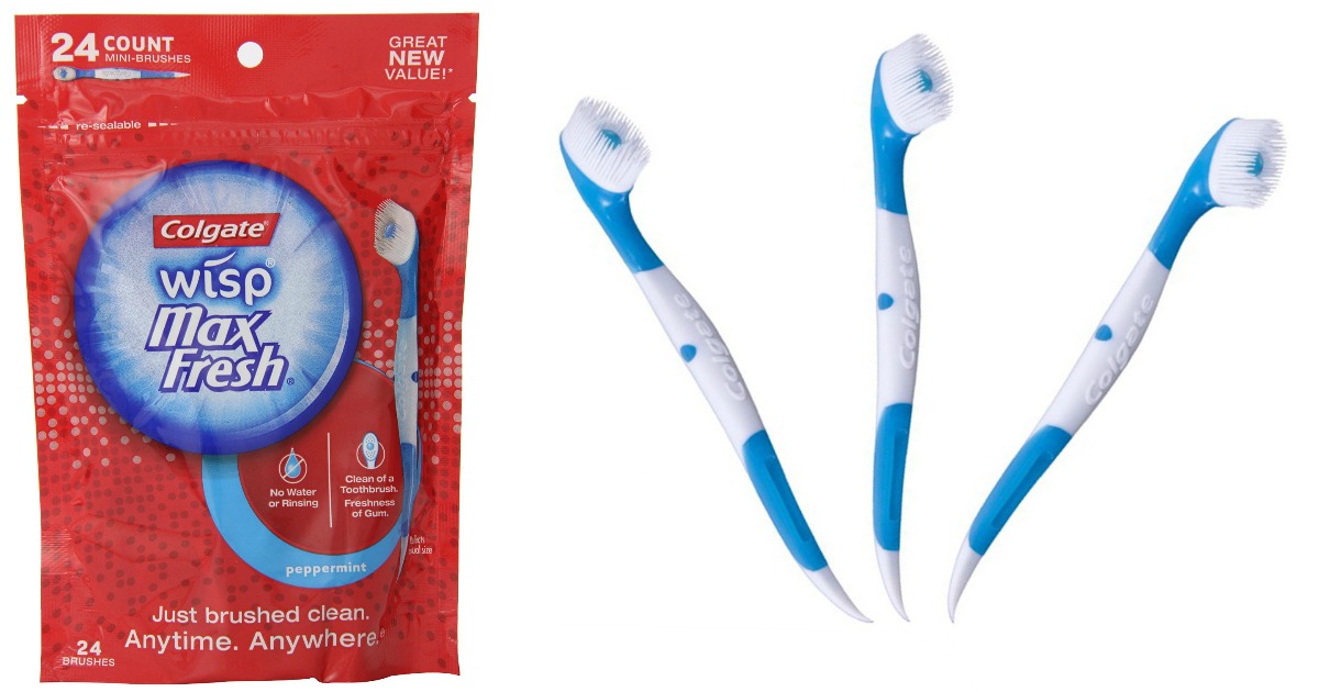 Amazon Colgate Wisp MiniToothbrushes 24Count Only 2.99 Shipped