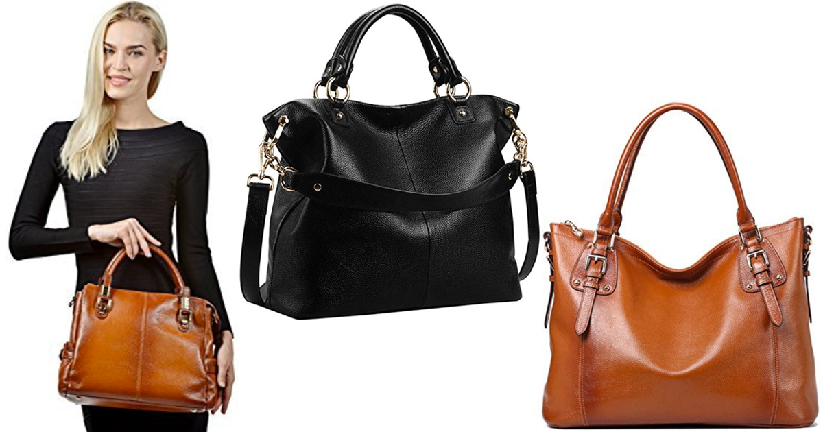 Amazon Kattee Soft Leather Tote Bag Only 47.19 Shipped (Reg. 86.99