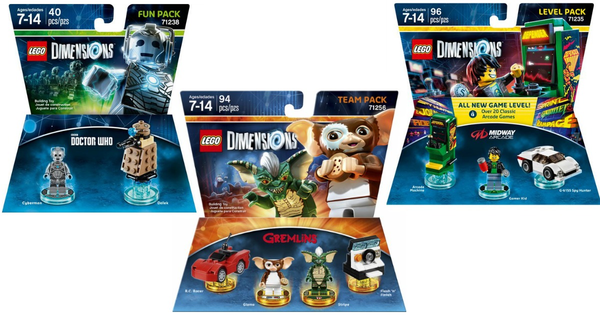 Best Buy LEGO Dimensions Fun Packs Only 5.99, Team Packs 12.49 & More