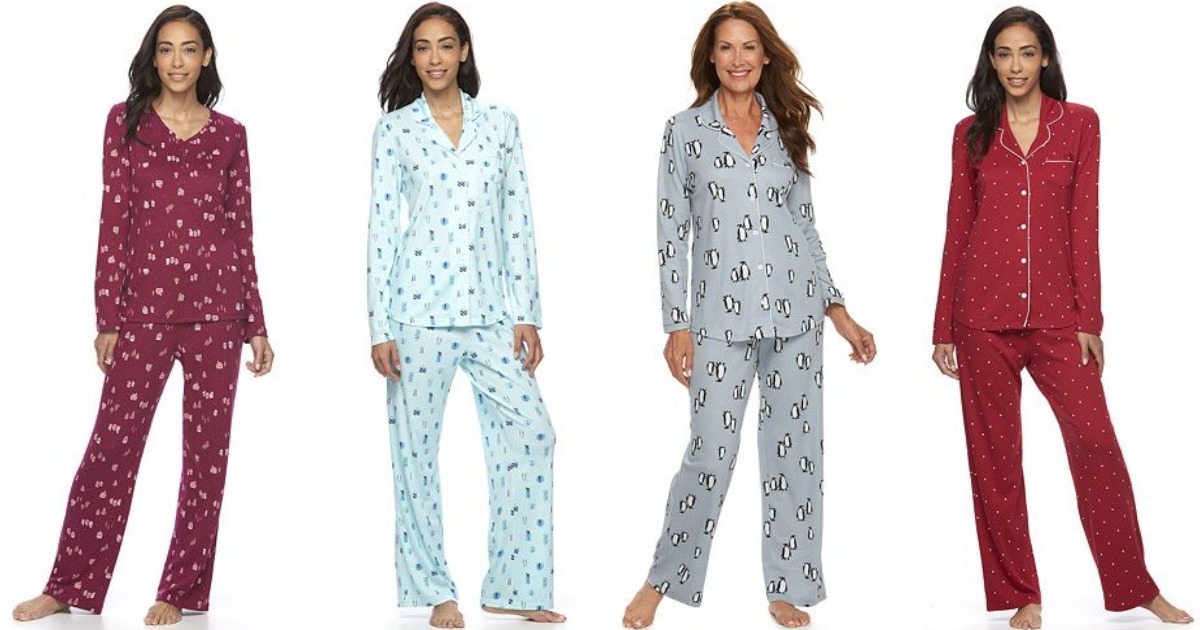 Kohl's Cardholders Women's Sleepwear Sets as Low as 9.59 (Regularly 40)