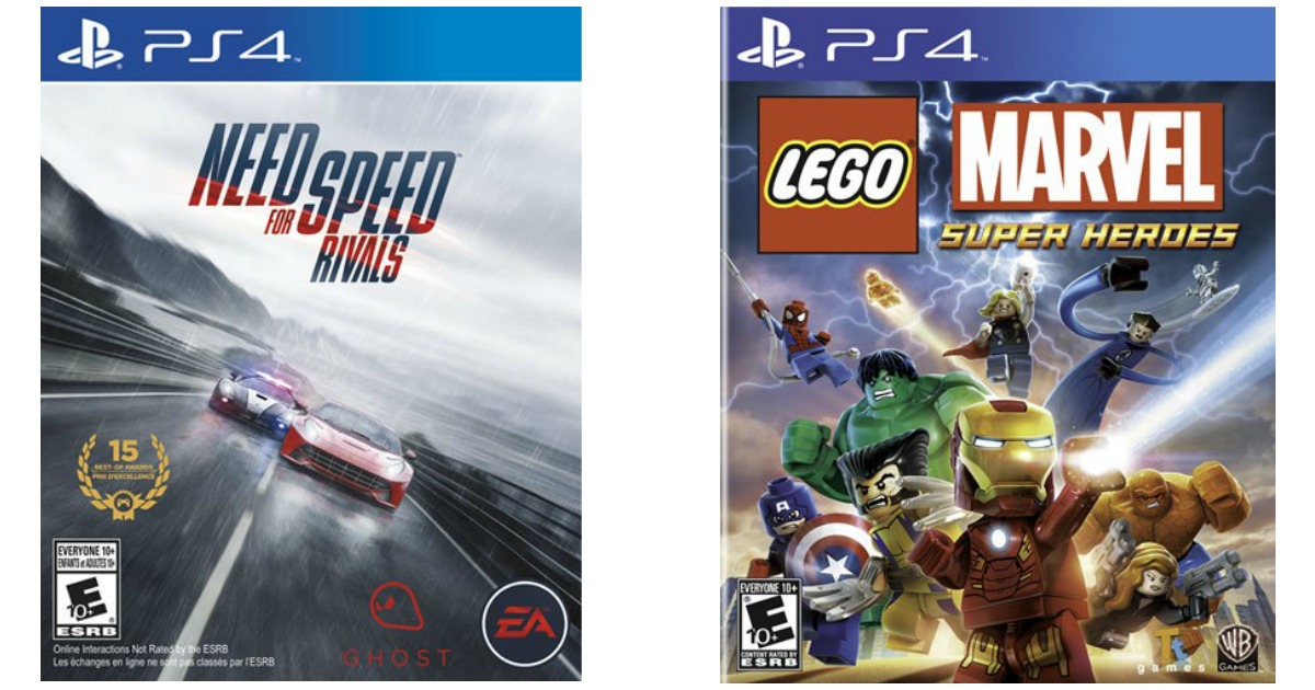Best Buy Need for Speed Rivals and Lego Marvel Super Heroes
