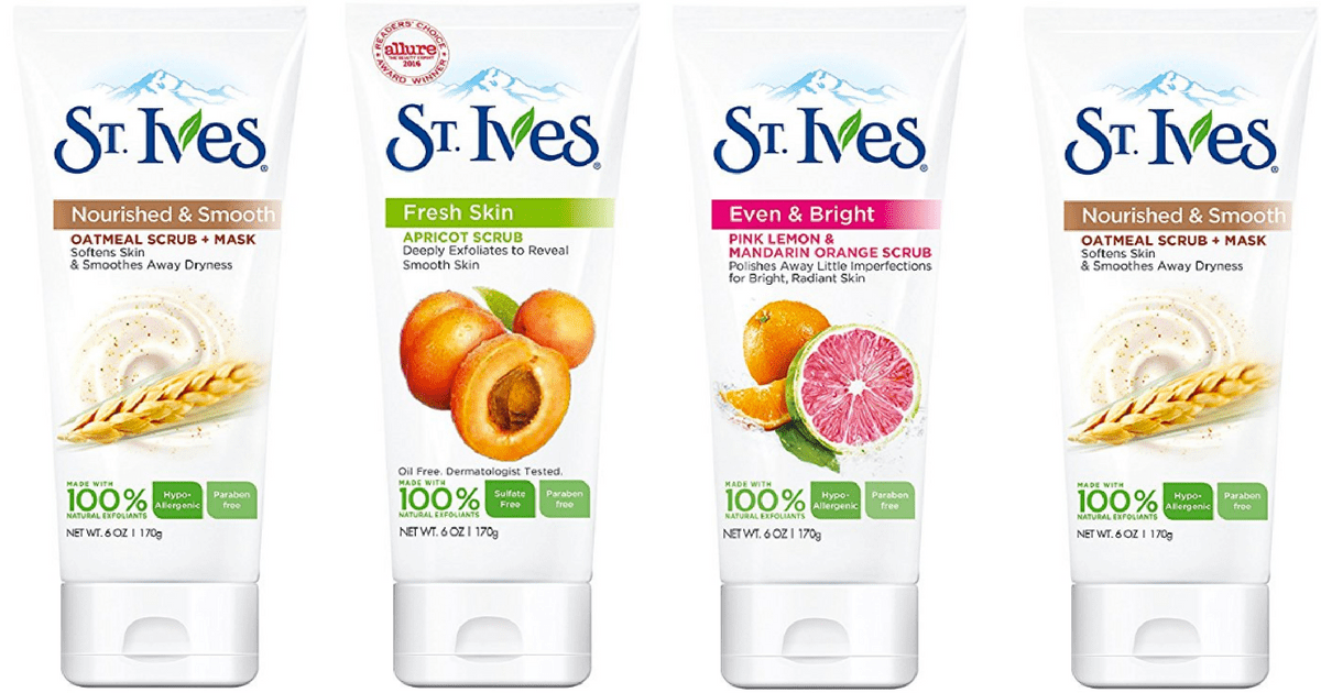 Amazon Prime St. Ives Scrubs & Masks Starting at Only 2.09 Each Shipped
