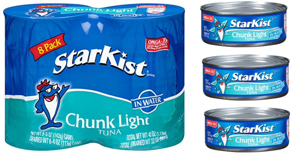 Amazon StarKist Chunk Light Tuna 8Pack Only 5.59 Shipped (Just 70¢ Per Can)