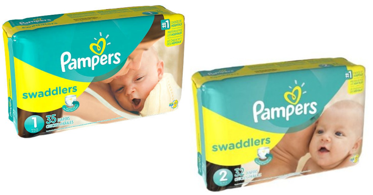 *NEW* Pampers Coupons = Pampers Swaddlers Jumbo Packs As Low As 1.80