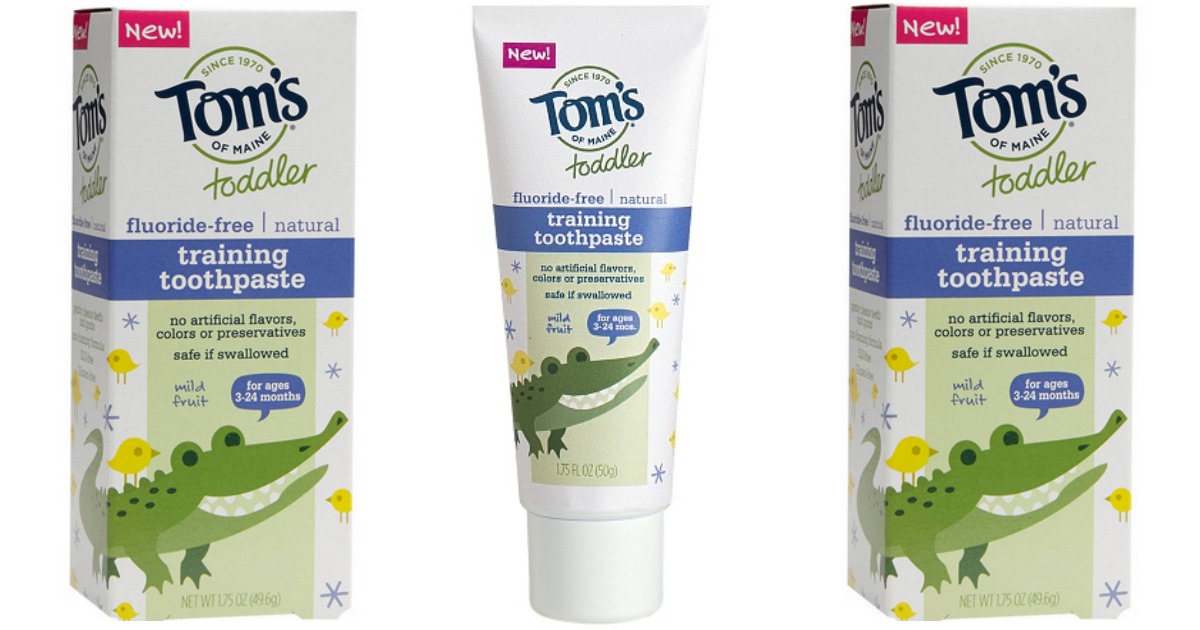 Amazon THREE Tom's of Maine Toddlers Natural Toothpaste Tubes Only 7.