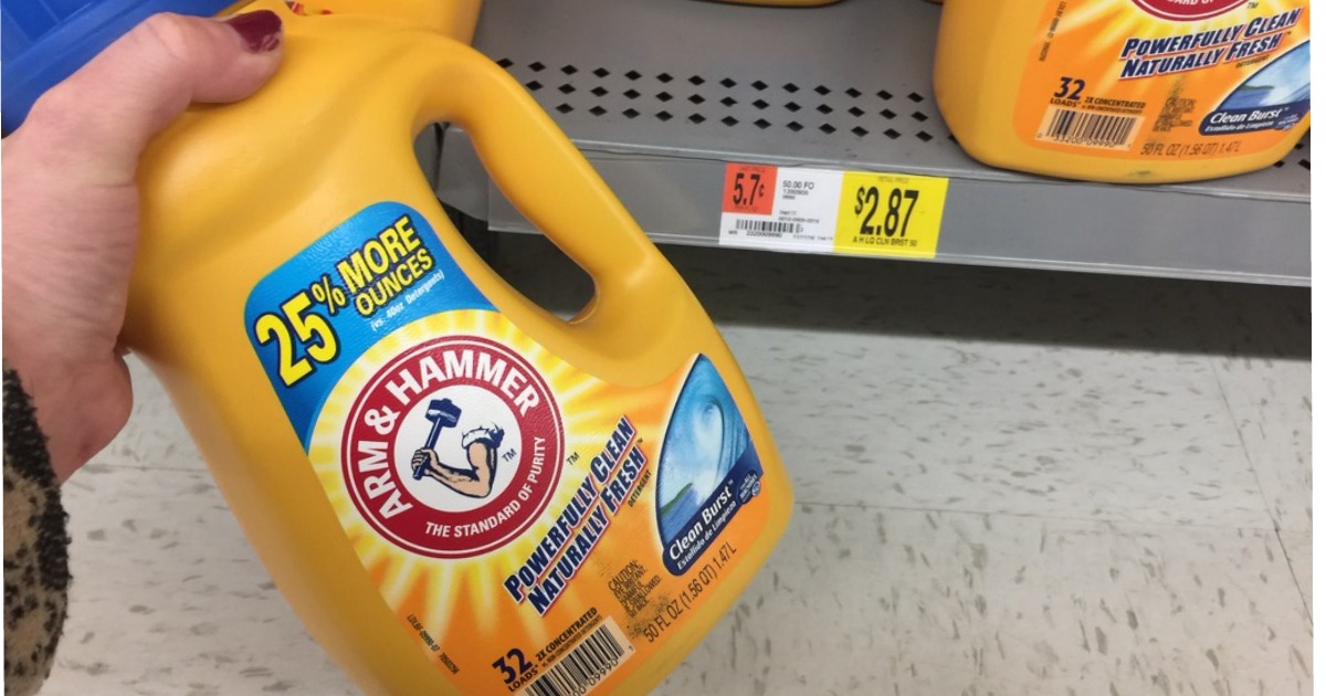 New 1/1 Arm & Hammer Liquid Laundry Detergent Coupon = Only 1.87 at
