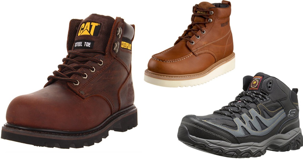 Amazon Men's Caterpillar Steel Toe Work Boots Only 46.99 (Regularly