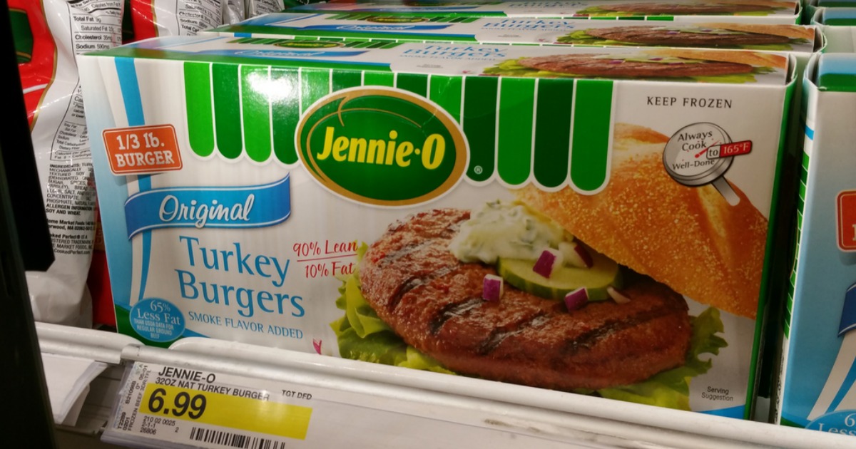Target JennieO Frozen Turkey Burgers 6Packs Only 3.18 Each