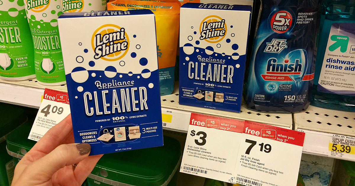 Target Free Lemi Shine Appliance Cleaners After Gift Card + Cheap Dish