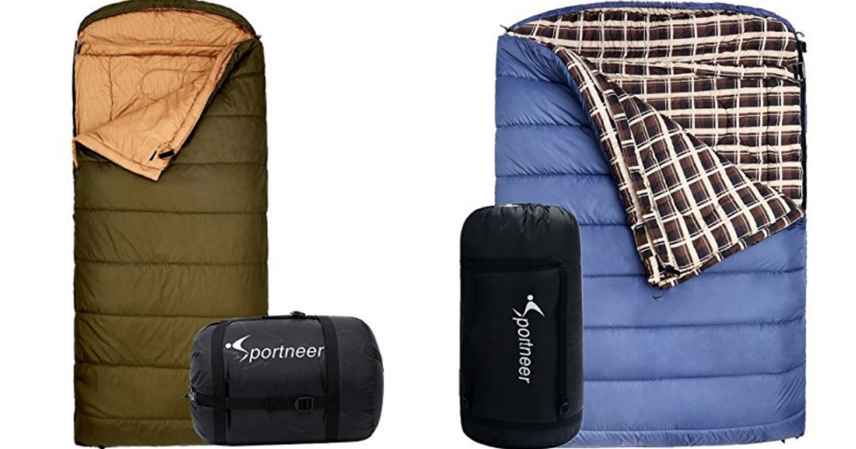 Amazon Sportneer Sleeping Bag with Bonus Compression Sack Only 49.19