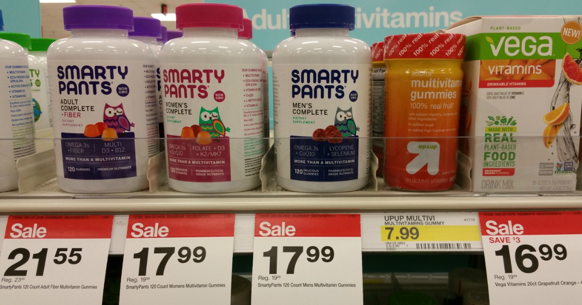 Target SmartyPants Men's Multivitamins 120ct Only 2.79 (Regularly 19.99)