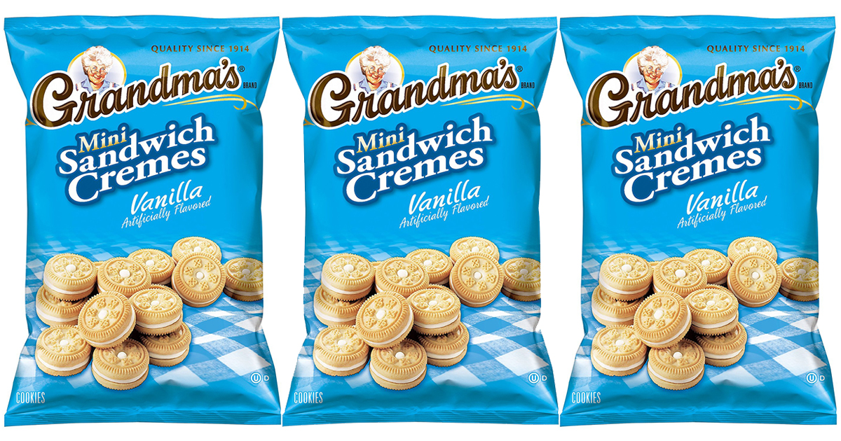 Amazon 24 Bags of Grandma's Vanilla Crème Mini Cookies 10.21 Shipped