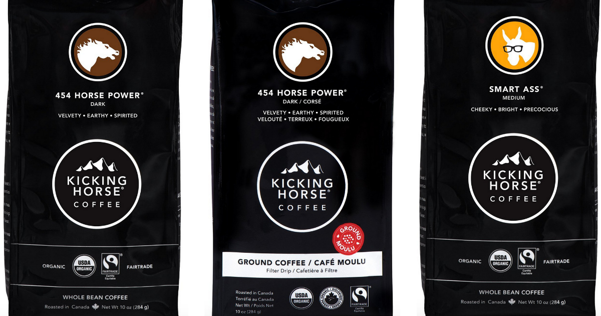 Amazon Kicking Horse Coffee 10oz Bags As Low As 6.07 Shipped (Great
