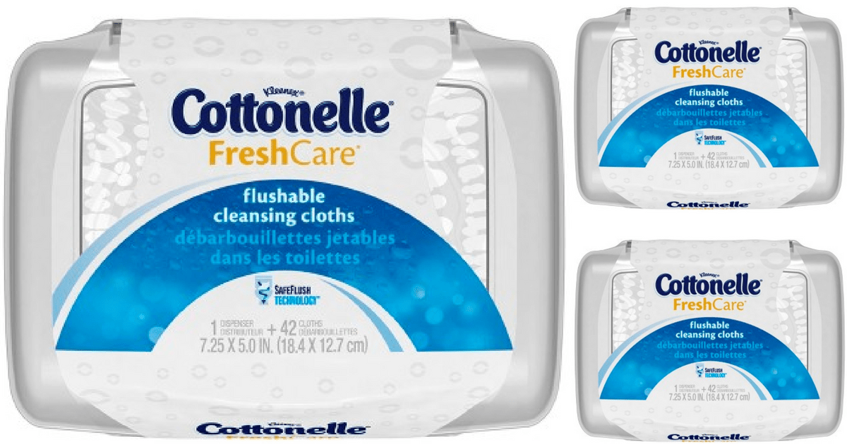 Walgreens Cottonelle Wipes 42Count Tub Only 1.24