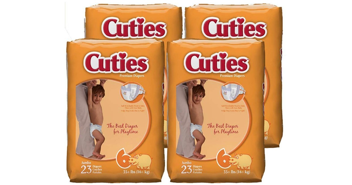 Amazon Family *HOT* Cuties Size 6 Baby Diapers Only 7¢ Each Shipped