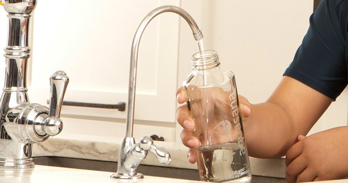 Amazon Aquasana Under Sink Water Filter System + Faucet Only 65.49