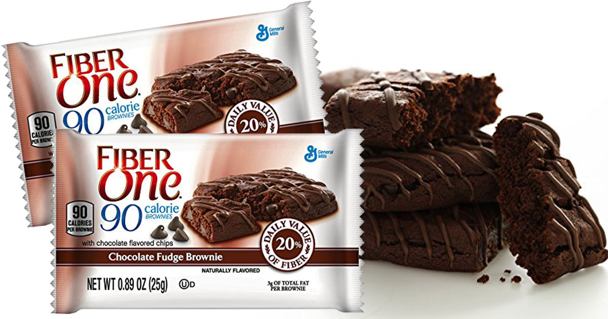 Amazon Fiber One 90 Calorie Brownie Bars 36Pack Only 8.19 Shipped