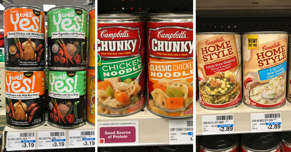 CVS Campbell’s Soups ONLY 36¢ Each (After Extrabuck)
