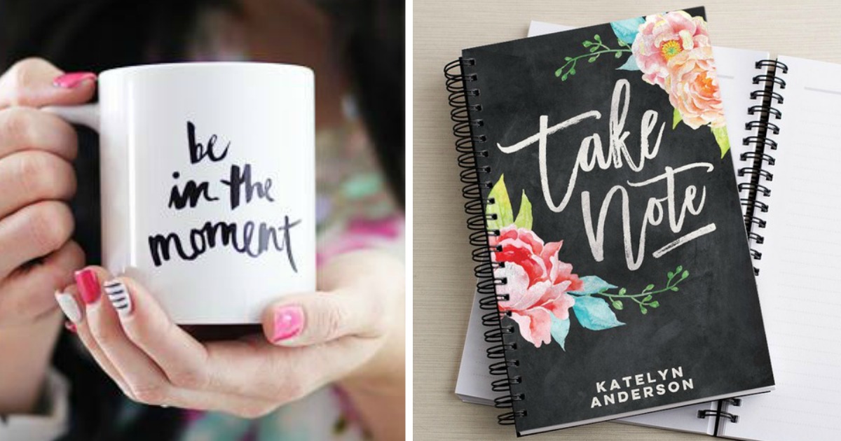 Tiny Prints FREE Custom Mug Or Notebook (Just Pay Shipping)