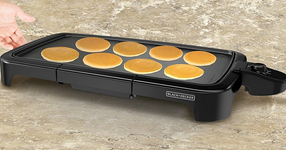 Black+Decker Family Sized Electric Griddle Only 15 (Regularly 39.99)