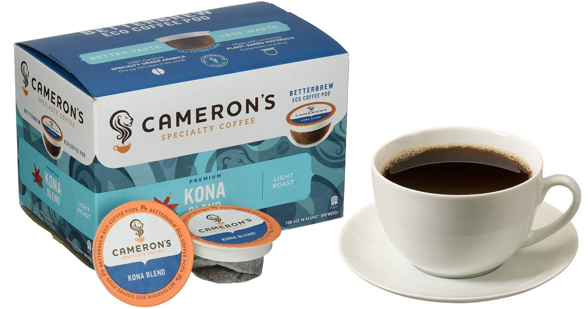 Amazon Cameron's Single Serve Coffee Pods 72Count Only 21.21 Shipped
