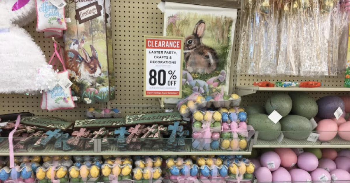 Hobby Lobby 80 Off Easter Clearance
