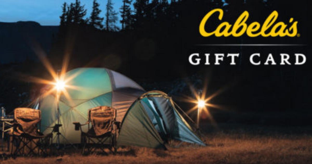 100 Cabela's Gift Card Only 80 Shipped + More