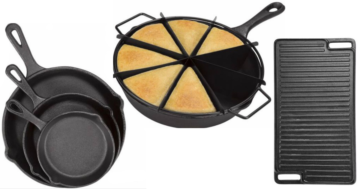 Cast Iron Cooking Sets JUST 16.99 Shipped (Regularly 60