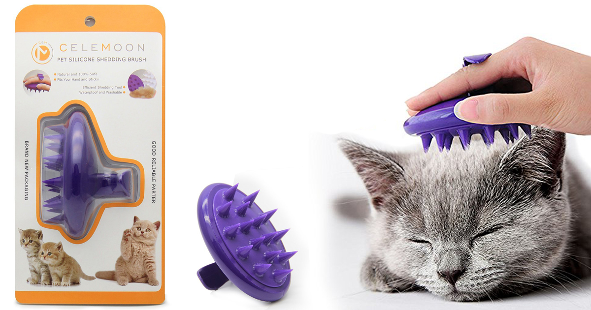 Amazon Cat Grooming Massage Brush Only 6.99