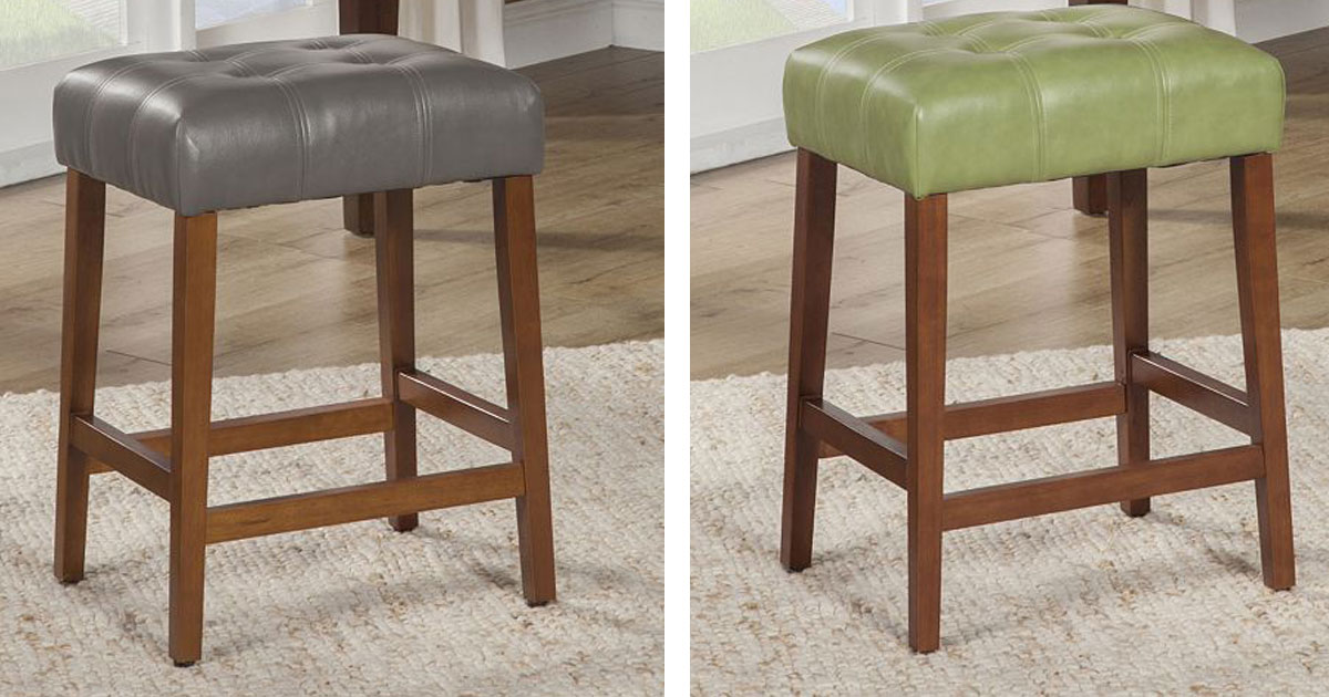 Furniture Sale = Tufted Stools Only 64.93 (Regularly 120