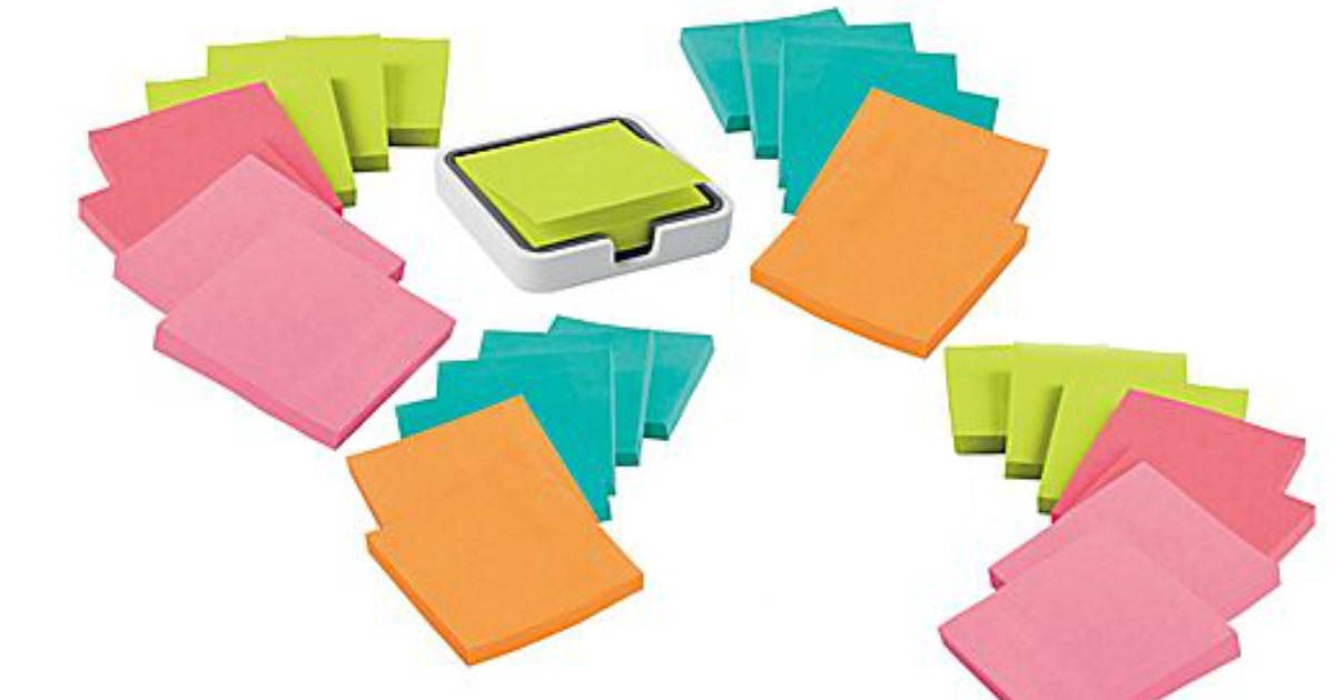 PostIt Sticky Notes 14Pack w/ Dispenser Only 5.39