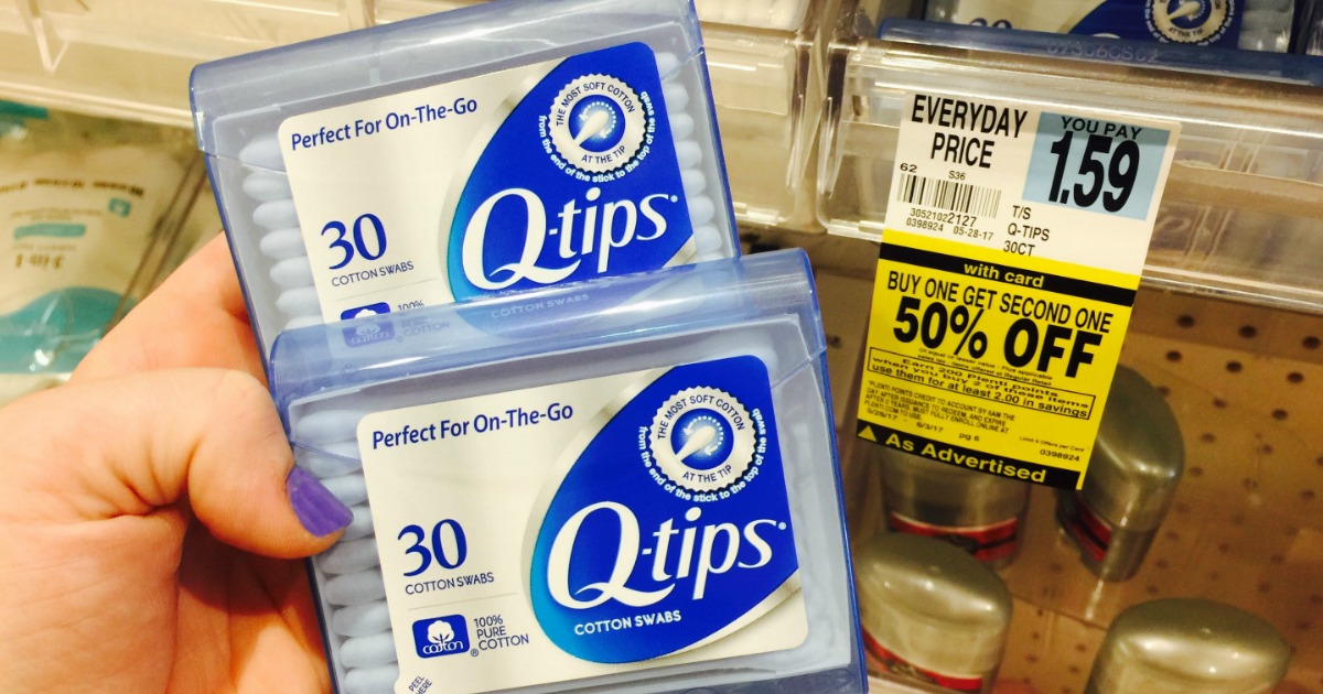 Rite Aid Qtips OnTheGo Box Just 20¢ Each (No Coupons Needed)