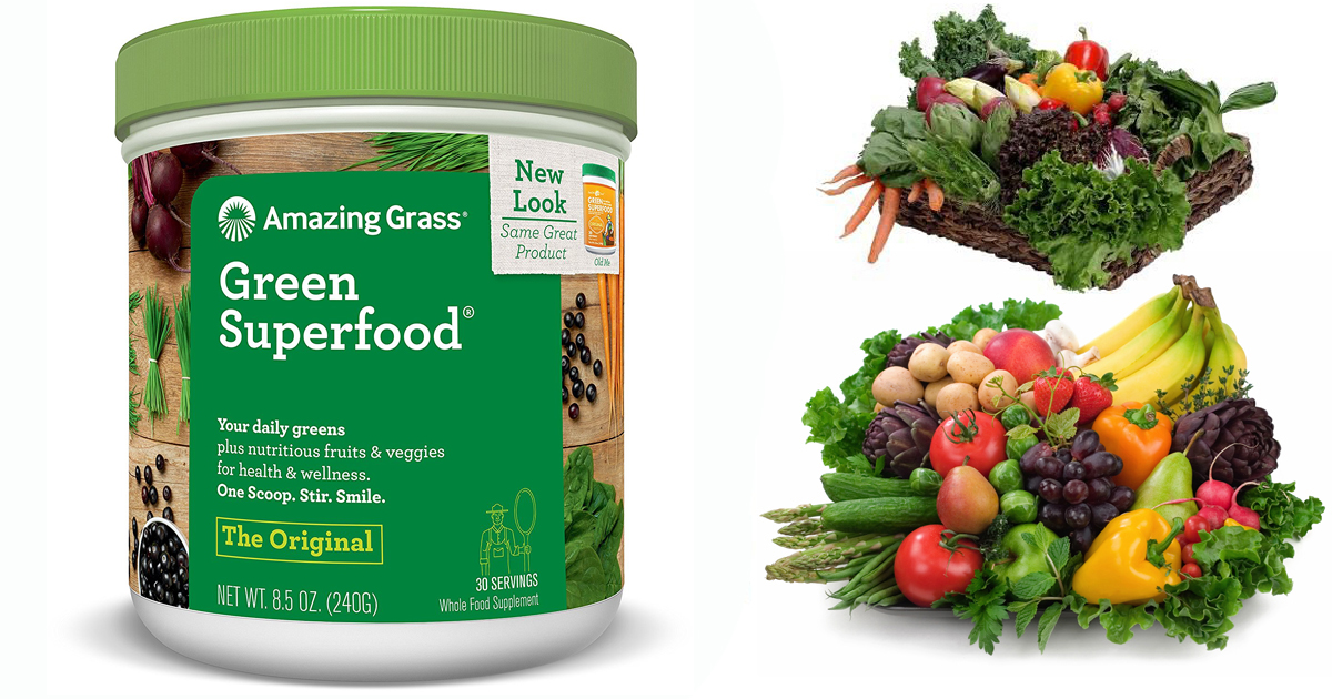 Amazon Amazing Grass Green Superfood 30Servings Only 14.76 Shipped