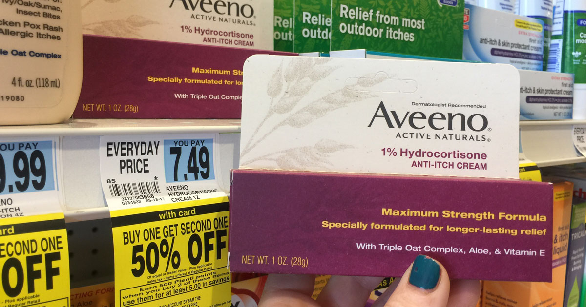 Rite Aid Aveeno AntiItch Cream Just 1.12 Each After Points