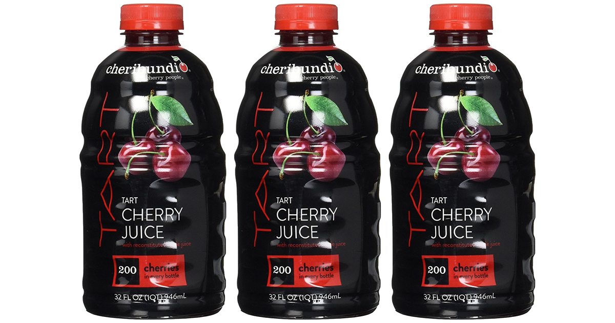 Amazon 3 Pack Cheribundi Tart Cherry Juice 32oz Bottles Only 9.49
