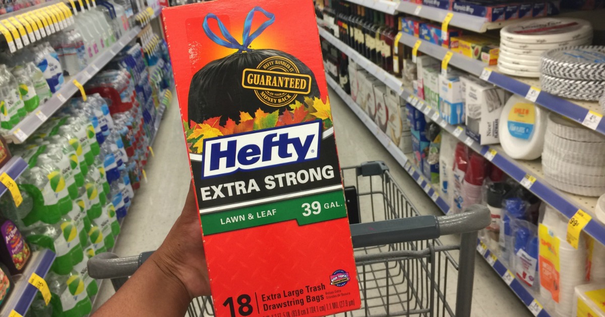 Walgreens Hefty Large Trash Bags Only 3.99 After Cash Back