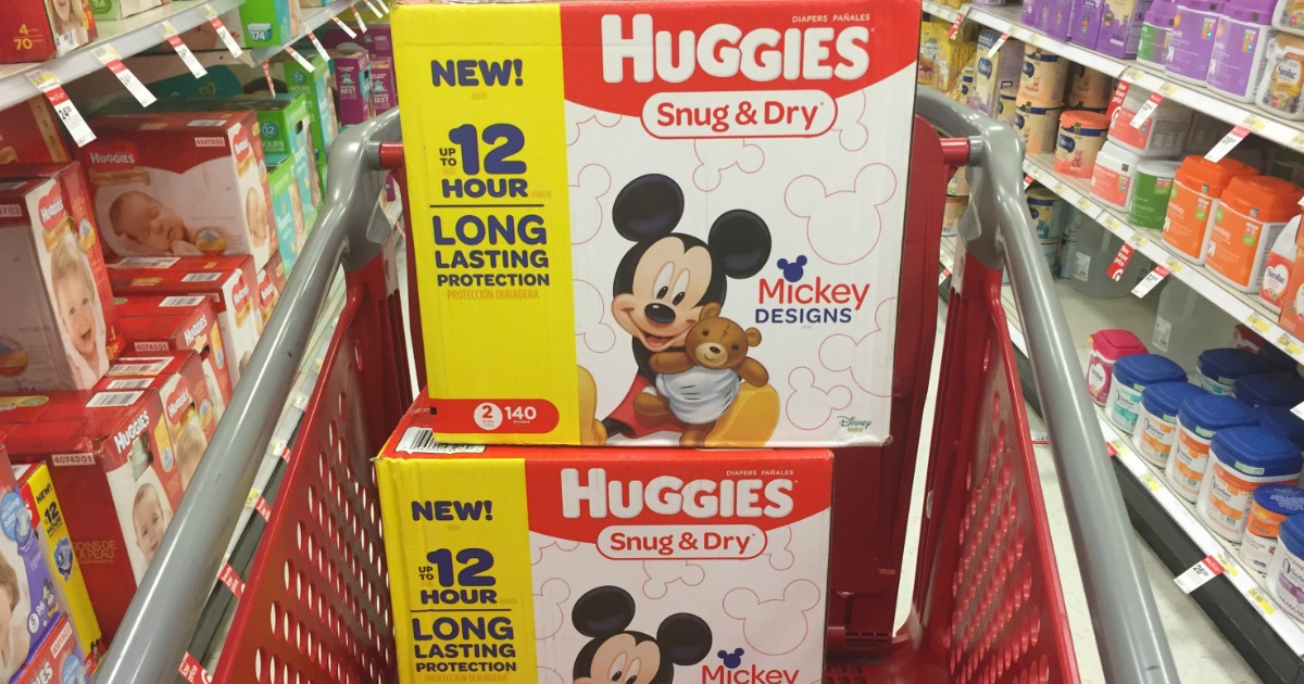 Target Huggies Boxed Diapers Only 16.79 Each (Regularly 24) After Gift Card