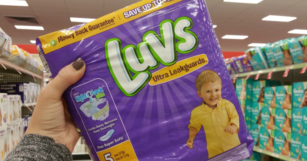 WOW! Luvs Diapers ONLY 2.97 Per Jumbo Pack at Walmart & Target (After